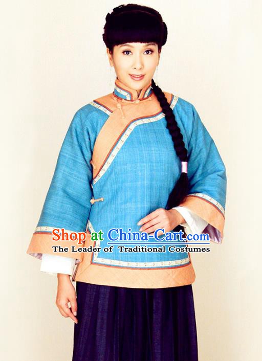 Traditional Chinese Ancient Republic of China Young Mistress Embroidered Xiuhe Suit Clothing for Women