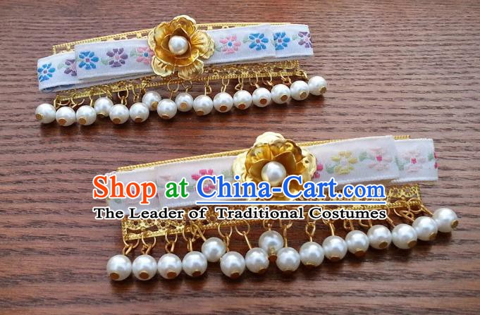 Traditional Handmade Chinese Ancient Classical Hair Accessories Beads Tassel Hair Stick Hairpins for Women