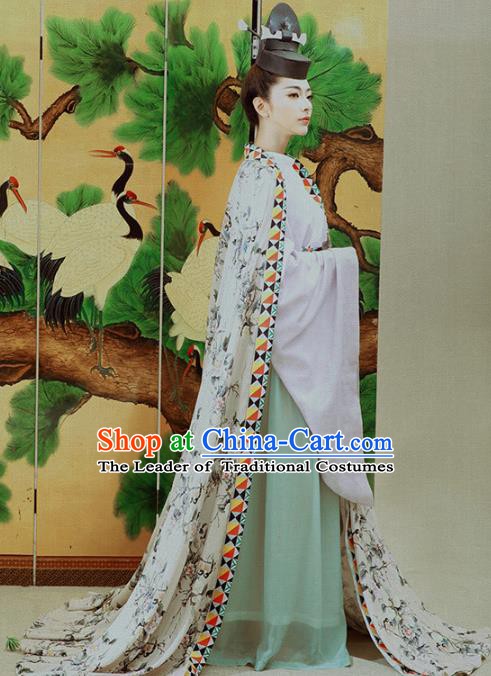 Traditional Chinese Ancient Swordswoman Costume, China Ming Dynasty Invincible Eastern Heroine Clothing and Hat for Women