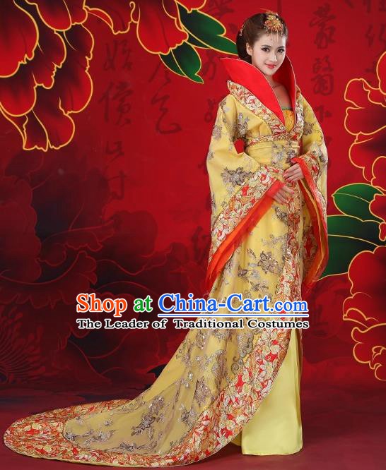 Traditional Ancient Chinese Costume Chinese Style Wedding Dress Ancient Tang Dynasty hanfu princess Clothing