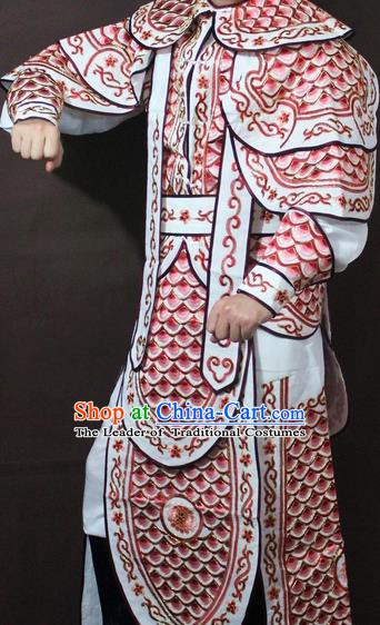 Traditional China Beijing Opera Takefu Embroidered Costume, Chinese Peking Opera Warrior Clothing