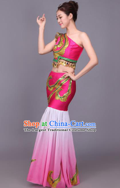 Traditional Chinese Fan Dance Folk Dance Costume Classical Yangko Dance Classical Dance Dress