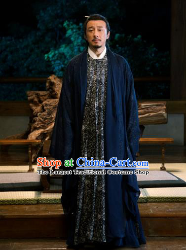 Chinese Traditional Ancient Cabinet Minister Costumes The Rise of Phoenixes Tang Dynasty Chancellor Clothing for Men