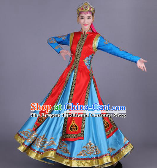 Traditional Chinese Fan Dance Folk Dance Costume Classical Yangko Dance Classical Dance Dress