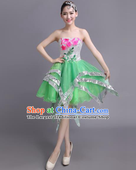 Traditional Chinese Fan Dance Folk Dance Costume Classical Yangko Dance Classical Dance Dress