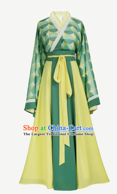 Chinese Ancient Palace Lady Hanfu Han Dynasty Imperial Concubine Queen Embroidered Historical Costumes