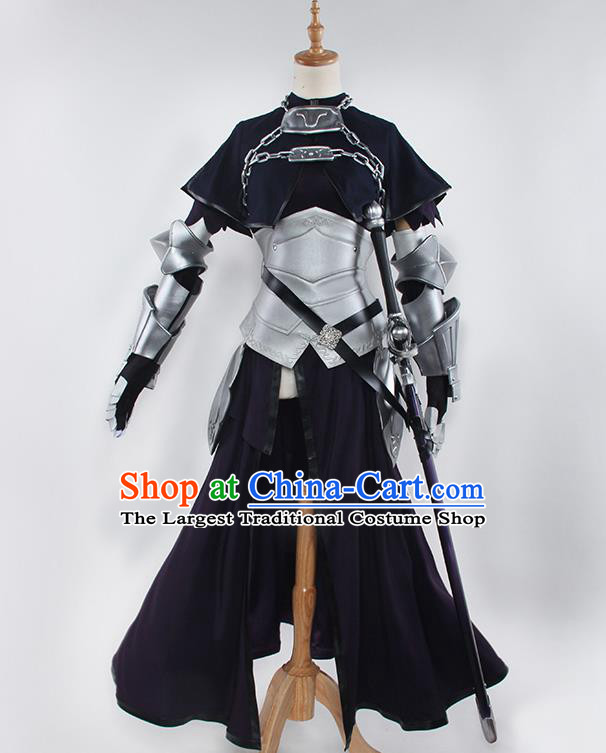 Chinese Traditional Cosplay Swordsman Costumes Ancient Knight Clothing for Women
