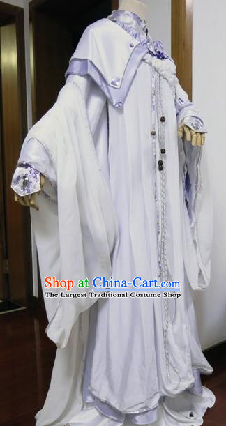 Ancient Chinese Cosplay Costume Chinese Shoes Traditional China Swordsman Clothing and Jewelry Accessories