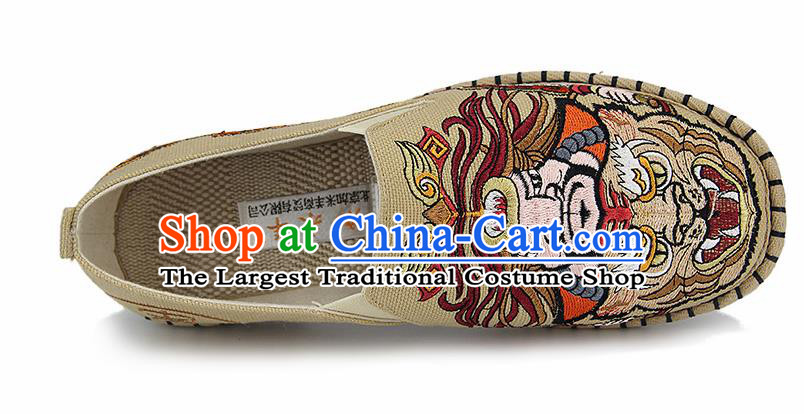 Chinese National Shoes Traditional Cloth Shoes Linen Shoes Embroidered Shoes