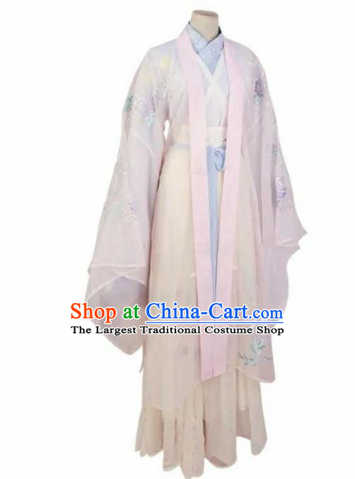 Chinese Ancient Palace Lady Hanfu Han Dynasty Imperial Concubine Queen Embroidered Historical Costumes