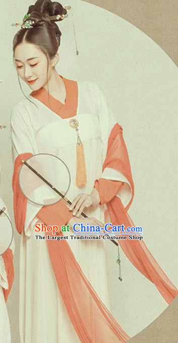 Chinese Ancient Palace Lady Hanfu Han Dynasty Imperial Concubine Queen Embroidered Historical Costumes