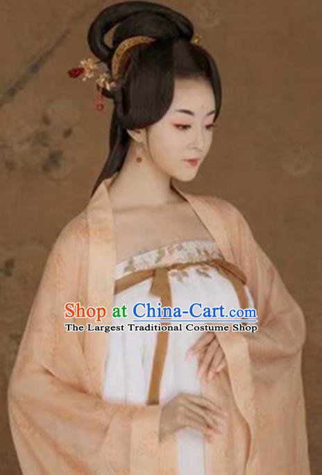 Chinese Ancient Palace Lady Hanfu Han Dynasty Imperial Concubine Queen Embroidered Historical Costumes