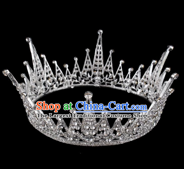 Top Grade Hair Jewelry Accessories Royal Crown Headwear Headdress for Women
