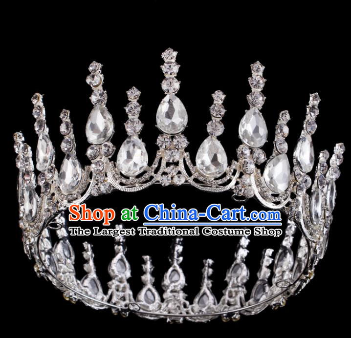 Top Grade Hair Jewelry Accessories Royal Crown Headwear Headdress for Women