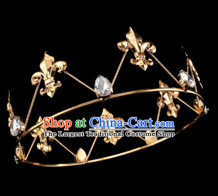 Top Grade Hair Jewelry Accessories Royal Crown Headwear Headdress for Women