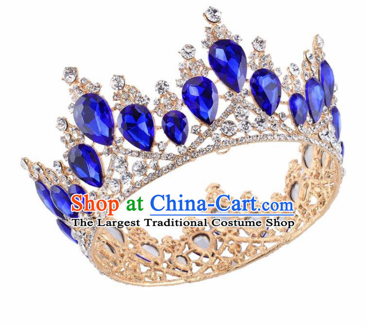 Top Grade Hair Jewelry Accessories Royal Crown Headwear Headdress for Women