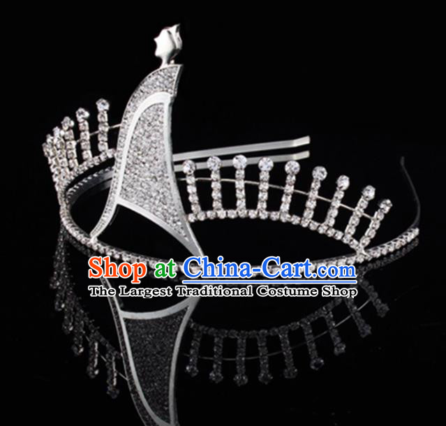 Top Grade Hair Jewelry Accessories Royal Crown Headwear Headdress for Women