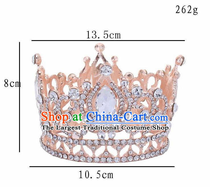 Top Grade Hair Jewelry Accessories Royal Crown Headwear Headdress for Women