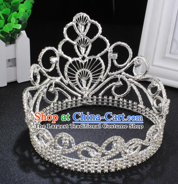 Top Grade Hair Jewelry Accessories Royal Crown Headwear Headdress for Women