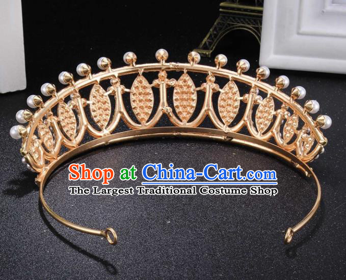 Top Grade Hair Jewelry Accessories Royal Crown Headwear Headdress for Women