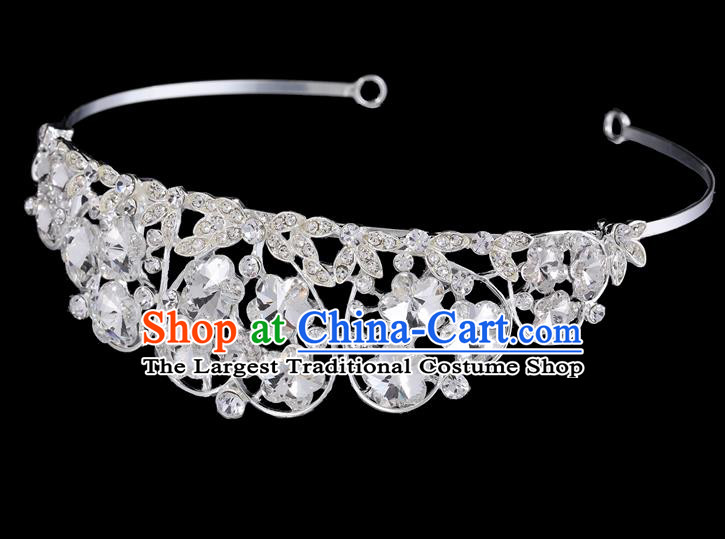 Top Grade Hair Jewelry Accessories Royal Crown Headwear Headdress for Women