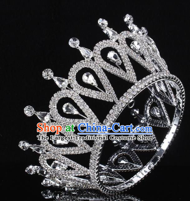 Top Grade Hair Jewelry Accessories Royal Crown Headwear Headdress for Women