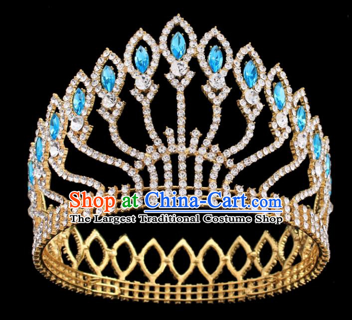 Top Grade Hair Jewelry Accessories Royal Crown Headwear Headdress for Women
