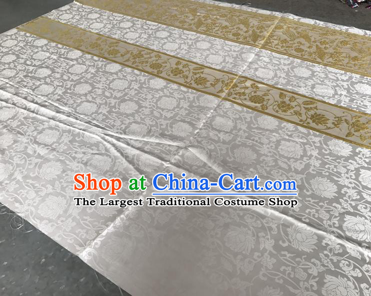 Chinese Traditional Flower Silk Fabric Brocade Embroidered Fabric Dress Material