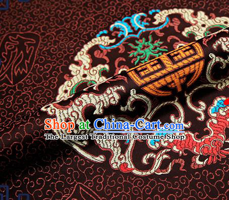 Chinese Traditional Flower Silk Fabric Brocade Embroidered Fabric Dress Material