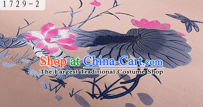 Chinese Traditional Flower Silk Fabric Brocade Embroidered Fabric Dress Material