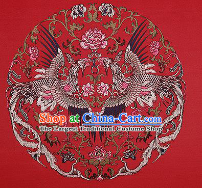 Chinese Traditional Flower Silk Fabric Brocade Embroidered Fabric Dress Material