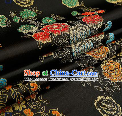 Chinese Traditional Flower Silk Fabric Brocade Embroidered Fabric Dress Material