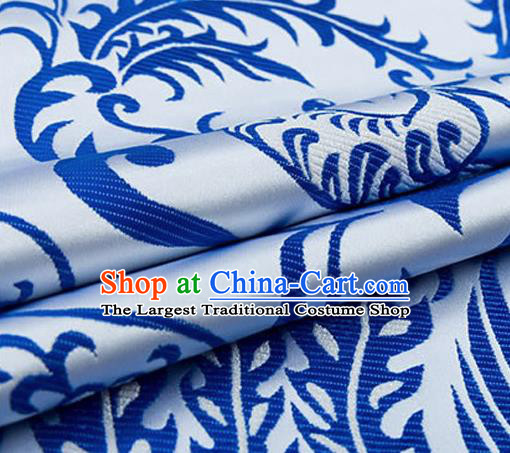 Chinese Traditional Flower Silk Fabric Brocade Embroidered Fabric Dress Material