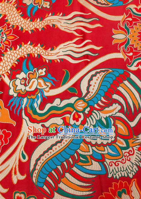 Chinese Traditional Flower Silk Fabric Brocade Embroidered Fabric Dress Material