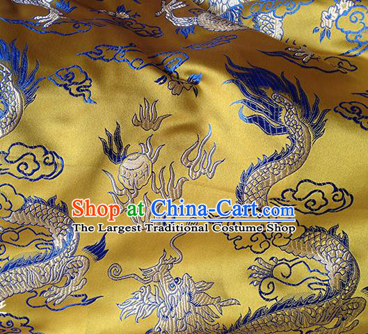 Chinese Traditional Flower Silk Fabric Brocade Embroidered Fabric Dress Material