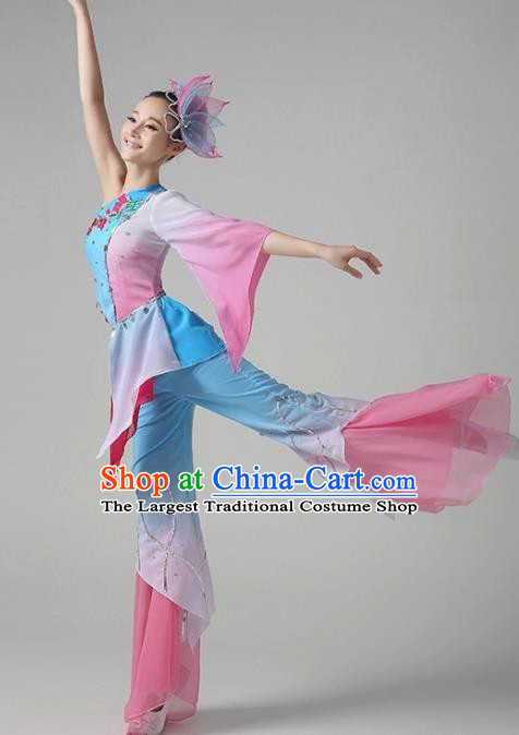 Chinese Traditional Classical Dance Costumes Folk Dance Yanko Dance Dress for Women