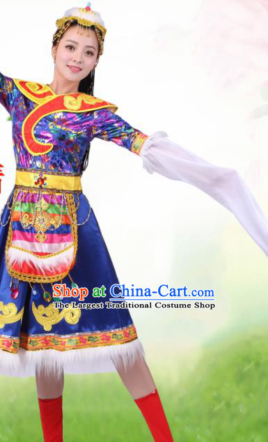 Traditional Chinese Fan Dance Folk Dance Costume Classical Yangko Dance Classical Dance Dress
