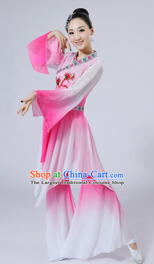 Traditional Chinese Fan Dance Folk Dance Costume Classical Yangko Dance Classical Dance Dress