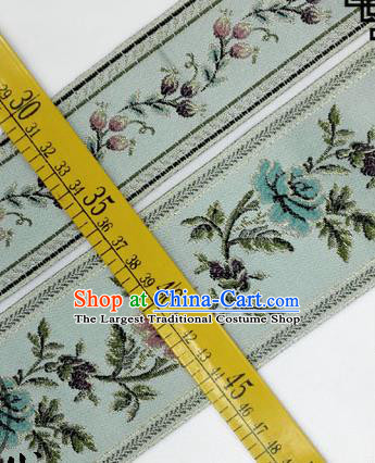 Chinese Traditional Flower Silk Fabric Brocade Embroidered Fabric Dress Material