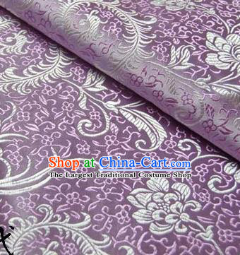 Chinese Traditional Flower Silk Fabric Brocade Embroidered Fabric Dress Material