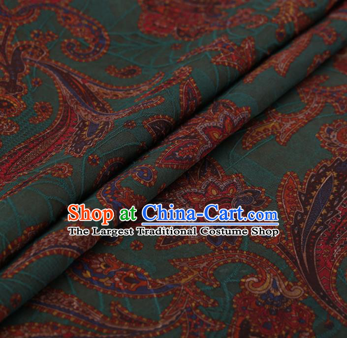 Chinese Traditional Silk Fabric Brocade Embroidered Fabric Dress Material Gambiered Canton Gauze