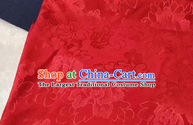 Chinese Traditional Flower Silk Fabric Brocade Embroidered Fabric Dress Material