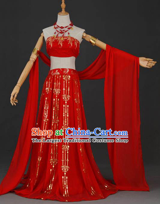 Ancient Chinese Cosplay Costume Chinese Shoes Traditional China Swordsman Clothing and Jewelry Accessories