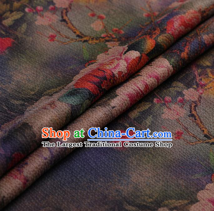 Chinese Traditional Silk Fabric Brocade Embroidered Fabric Dress Material Gambiered Canton Gauze
