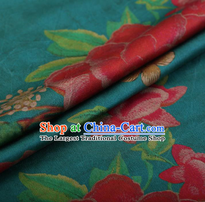 Chinese Traditional Silk Fabric Brocade Embroidered Fabric Dress Material Gambiered Canton Gauze