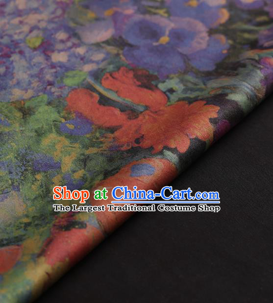 Chinese Traditional Silk Fabric Brocade Embroidered Fabric Dress Material Gambiered Canton Gauze