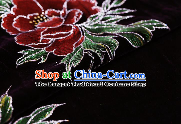Chinese Traditional Silk Fabric Brocade Embroidered Fabric Dress Material Gambiered Canton Gauze