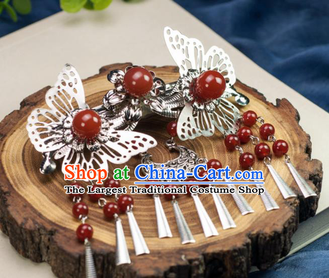 Chinese Ancient Jewelry Accessories Jade Hairpins Headwear Headdress Hanfu Necklace Earrings for Women