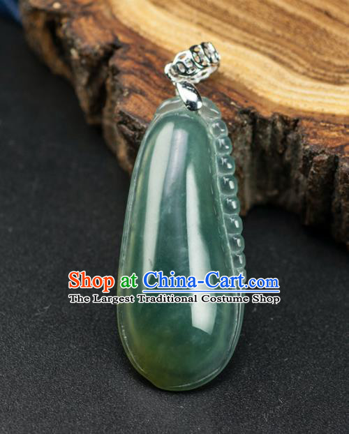 Chinese Traditional Jewelry Accessories Ancient Jade Necklace Jadeite Pendant