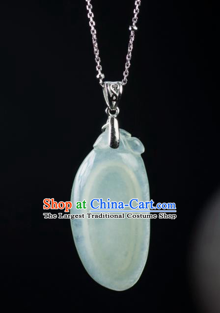 Chinese Traditional Jewelry Accessories Necklace Ancient Hanfu Jade Pendant for Women